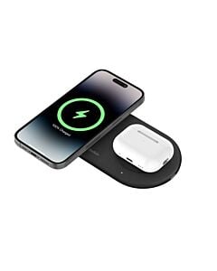 Belkin BoostCharge Pro Bezprzewodowa podkładka ładująca 2in1 - Czarna