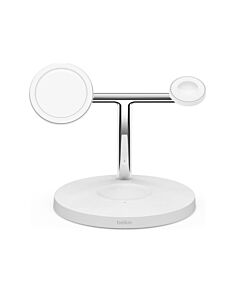 Belkin BoostCharge Pro Ładowarka bezprzewodowa 3in1 - Biała