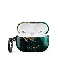 Burga - obudowa ochronna do AirPods Pro 2 - Szmaragdowe (emerald pool)