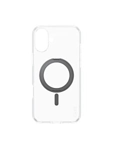 CARE by PanzerGlass Feature Kickstand Etui do iPhone 16 Plus z czarną stopką kompatybilną z MagSafe - Przezroczyste