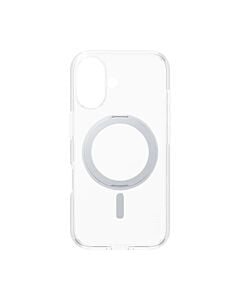CARE by PanzerGlass Feature Kickstand Etui do iPhone 16 z srebrną stopką kompatybilną z MagSafe - Przezroczyste