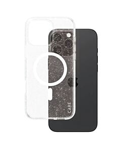 CARE by PanzerGlass Flagship Etui do iPhone 16 Pro Max z białym MagSafe - Star Lit