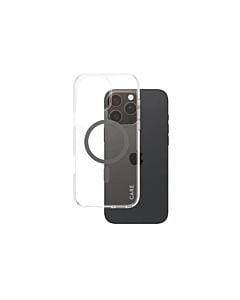 CARE by PanzerGlass Flagship Etui do iPhone 16 Pro Max z czarnym MagSafe - Przezroczyste