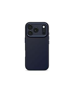 Decoded AntiMicrobial Silicone Backcover Etui silikonowe do iPhone 17 Pro kompatybilne z MagSafe - Granatowe