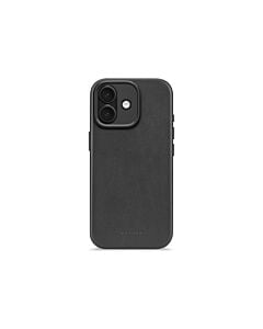 Decoded Leather Backcover Etui skórzane do iPhone 17 kompatybilna z MagSafe - Czarne