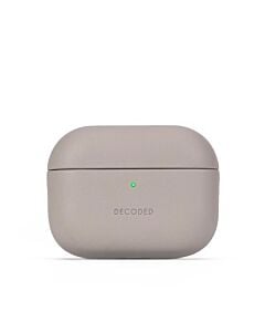 Decoded Leather Case Skórzane etui ochronne do AirPods Pro 3 - Beżowy