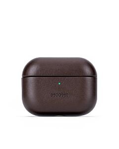 Decoded Leather Case Skórzane etui ochronne do AirPods Pro 3 - Czekoladowe