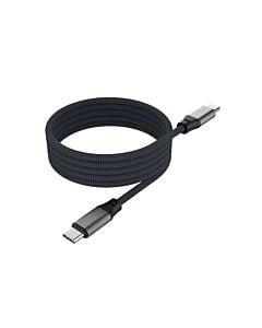 FIXED Magnetyczny kabel do ładowania USB-C/USB-C 240W 1.2m - Szary
