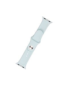 Fixed Silikonowy pasek do Apple Watch 42/44/45mm - Jasnoturkusowy