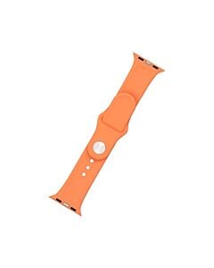 Fixed Silikonowy pasek do Apple Watch 42/44/45mm - Pomarańczowy