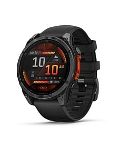 Garmin Fenix 8 Smartwatch kopertą 47mm Łupkowy szary z paskiem silikonowym w kolorze czarnym