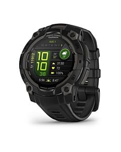 Garmin Instinct 3 Smartwatch z kopertą 45mm Czarny z paskiem silikonowym w kolorze czarnym