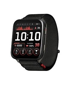 Garmin Venu X1 Smartwatch z kopertą 51mm w kolorze czarnym z tytanowym deklem w kolorze grafitu i nylonowym paskiem ComfortFit w kolorze czarnym