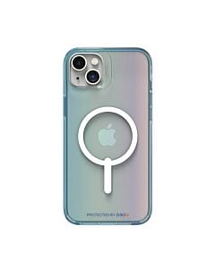 Gear4 D3O Milan Snap - obudowa ochronna do iPhone 14 kompatybilna z MagSafe (turkusowy)