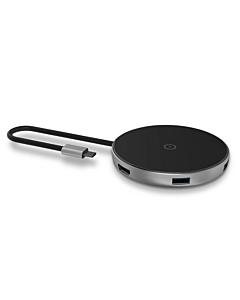 JCPAL USB-C HUB - HDMI / USB-C / USB 3.0 - with Wireless Charger - HUB USB-C z bezprzewodową ładowarką