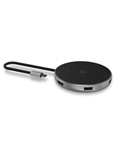 JCPAL USB-C HUB - HDMI / USB-C / USB 3.0 - with Wireless Charger - HUB USB-C z bezprzewodową ładowarką