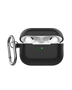 KeyBudz Elevate Keychain Silikonowe etui ochronne do AirPods Pro 2 - Czarne