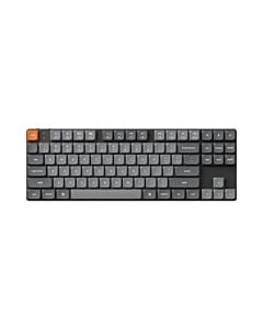 Keychron K1 MAX niskoprofilowa bezprzewodowa klawiatura mechaniczna z podświetleniem białym Gateron  Brown Switch - Czarna (Black)