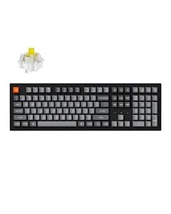 Keychron K10 MAX bezprzewodowa klawiatura mechaniczna z podświetleniem RGB Keychron Hot-Swap Super Banana Switch - Czarna (Black)