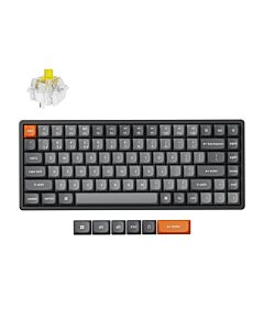 Keychron K2 MAX bezprzewodowa klawiatura mechaniczna z podświetleniem RGB Keychron Hot-Swap Super Banana Switch - Czarna (Black)