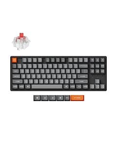 Keychron K8 MAX bezprzewodowa klawiatura mechaniczna z podświetleniem RGB Keychron Hot-Swap Super Red Switch - Czarna (Black)