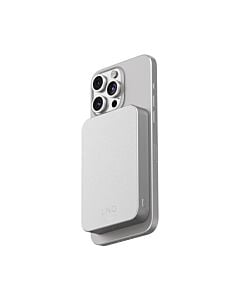 LINQ Powerbank magnetyczny 10.000 mAh kompatybilny z MagSafe - Srebrny