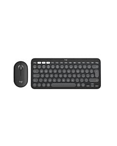 Logitech Zestaw klawiatura i mysz Pebble Combo do Mac - Grafitowy