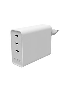 Mophie ROC GaN Ładowarka sieciowa / 3x USB-C / 140W - Biała