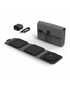 Mophie Travel charger Ładowarka podróżna do 3 urządzeń kompatybilna z MagSafe - Czarna