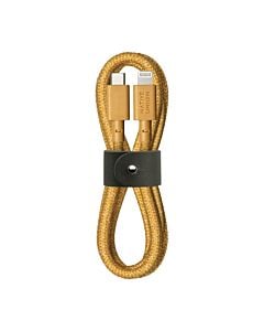 Native Union Belt Cable Kabel USB-C na lightning 1,2 m - Brązowy (kraft)