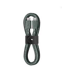 Native Union Belt Cable Kabel USB-C na USB-C 1,2 m - Zielony (slate green)