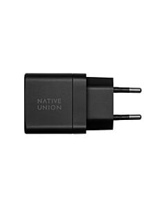 Native Union Fast GaN Ładowarka sieciowa 35W PD 2xUSB-C - Czarna – Outlet
