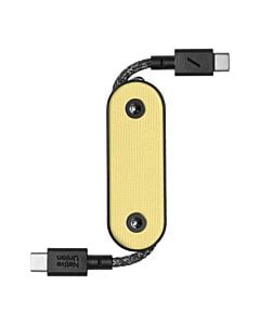 Native Union Pocket Cable Kabel USB-C na USB-C 17cm - Żółty
