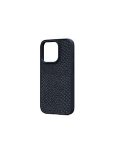 Njord byELEMENTS Salmon Leather Etui do iPhone 15 Pro z MagSafe - Czarne