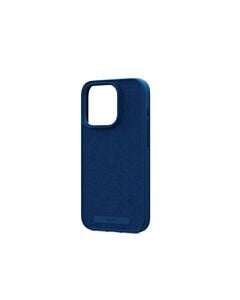 Njord byELEMENTS Suede Etui zamszowe do iPhone 15 Pro z MagSafe - Ciemnoniebieskie