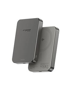 PanzerGlass Empower Powerbank magnetyczny 10000mAh kompatybilny z MagSafe - Tytanowy