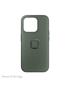 Peak Design Mobile Everyday Etui do iPhone 15 Pro z MagSafe - Szarozielone