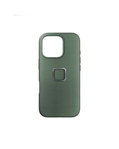 Peak Design Mobile Everyday Fabric Etui do iPhone 16 Pro - Szarozielone