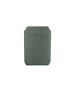 Peak Design Mobile Slim Magnetyczny portfel płaski do iPhone - Szarozielony