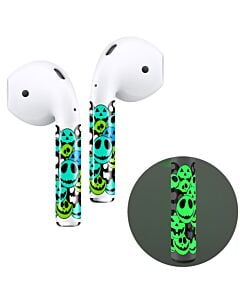 RockMax Art Skins Naklejki na AirPods 1/2 - Emoji Glow
