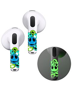 RockMax Art Skins Naklejki na AirPods 3 - Emoji Glow