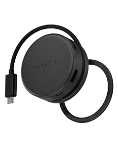 Satechi OntheGo Adapter do urządzeń mobilnych 7w1 (USB-C PD / 2x USB-A / HDMI 4K / Ethernet / czytnik kart micro/SD) - Gwiezdna czerń