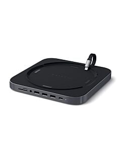 Satechi USB-C Aluminiowy stojak HUB do Mac Mini Gwiezdna szarość (Space Gray)