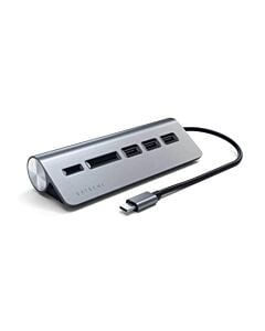 Satechi USB-C HUB / USB 3.0 / z czytnikiem kart SD Gwiezdna szarość (Space Gray)