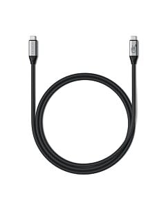 Satechi USB4 V2 Pro Kabel USB-C na USB-C / PD 240W / 120/80 Gbps / 8K-120 Hz / 8K-60 Hz lub 4K-144 Hz / 1,2 m - Gwiezdna szarość