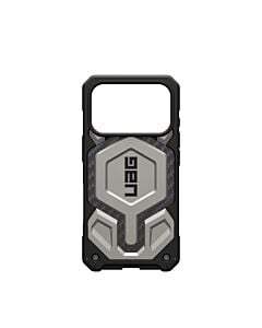 UAG Monarch Pro Etui do iPhone 17 Pro kompatybilne z MagSafe - Srebrne (titanium)