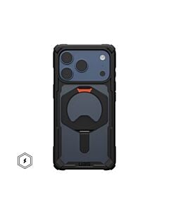 UAG Plasma XTE Etui do iPhone 17 Pro kompatybilne z MagSafe - Czarne (black / pop orange)