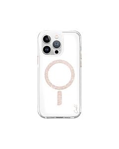 UNIQ Coehl Glace Etui do iPhone 15 Pro Max kompatybilne z MagSafe - Przezroczyste/ Rose Gold – Outlet
