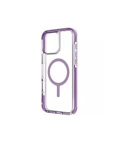 UNIQ Combat Etui do iPhone 16 kompatybilne z MagSafe - Przezroczyste / Różowe