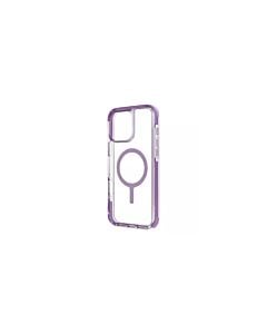 UNIQ Combat Etui do iPhone 16 Plus kompatybilne z MagSafe - Przezroczyste / Różowe